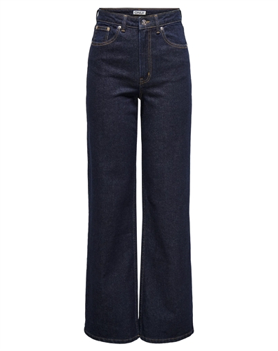 Juicy Wide Rinse Denim Jeans - Only